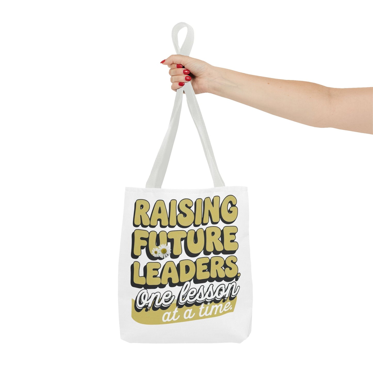Teacher Graphic Tote Bags, Inspirational Tote Bag for Future Leaders, Motivational Gift, Teacher Appreciation, Back to School, Eco-Friendly Bag