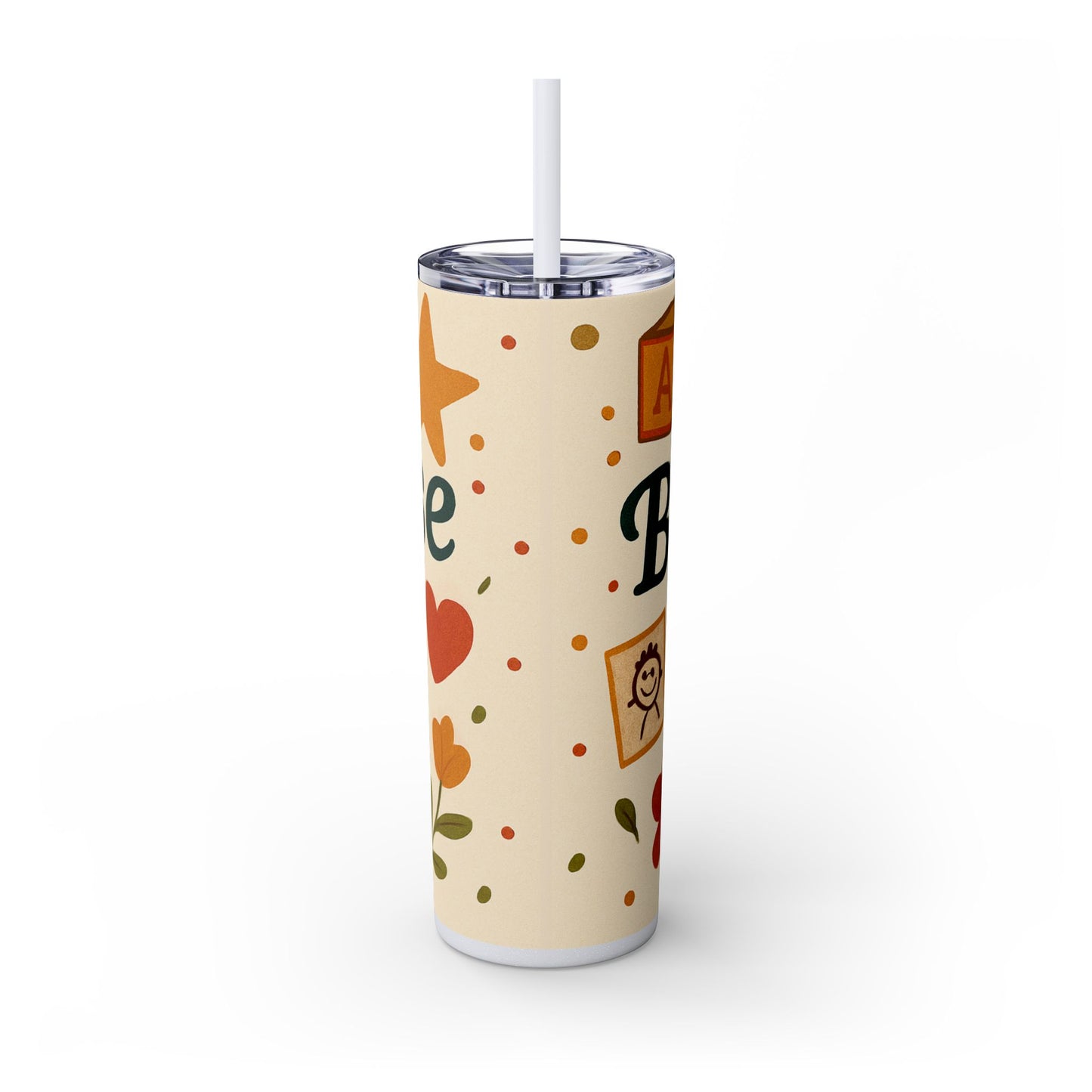 Because Kids Colorful Teacher Tumbler - Fun Drinkware for Educators & Teachers, Perfect Gifts for Teachers, Teachers Day Gift, Teacher Appreciation