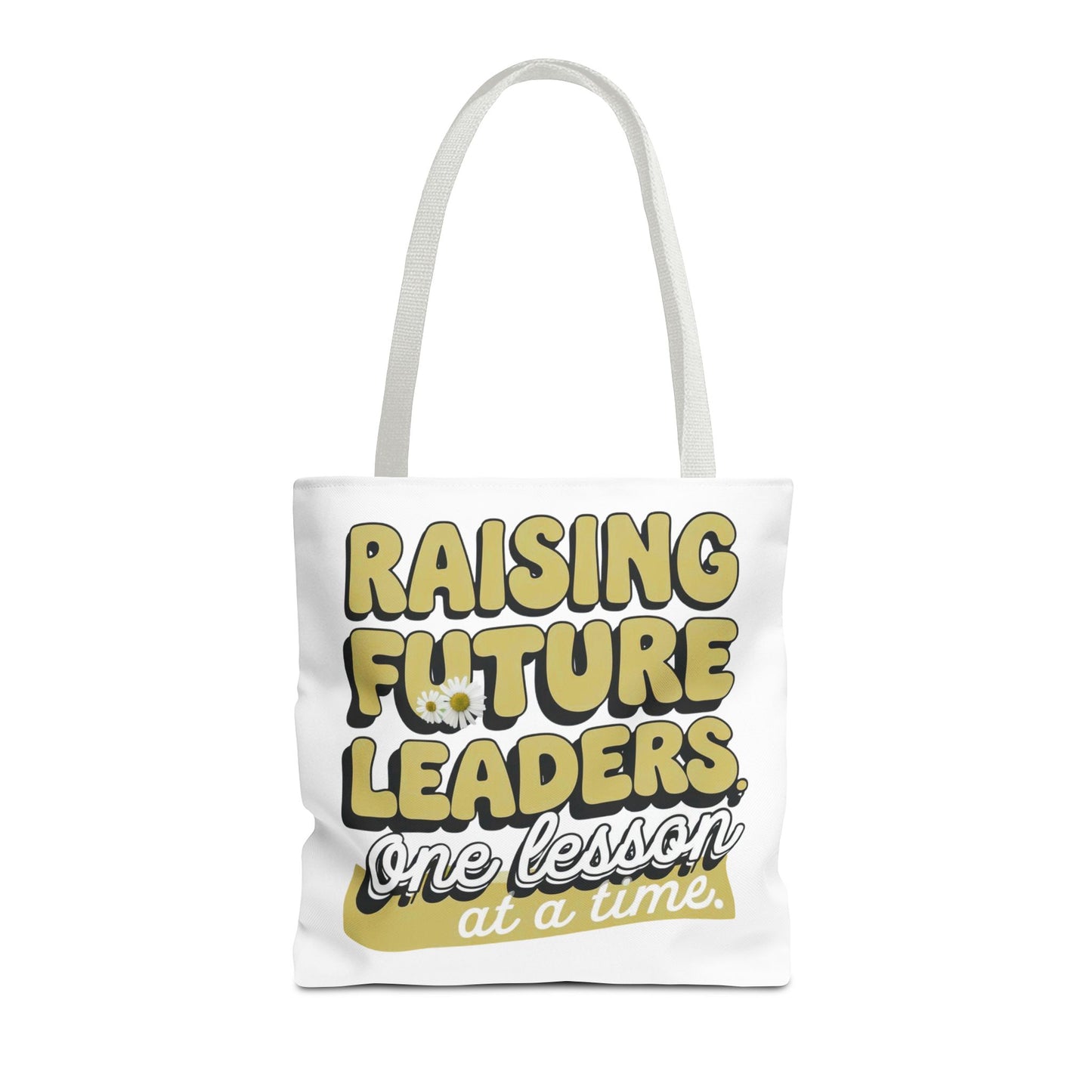 Teacher Graphic Tote Bags, Inspirational Tote Bag for Future Leaders, Motivational Gift, Teacher Appreciation, Back to School, Eco-Friendly Bag