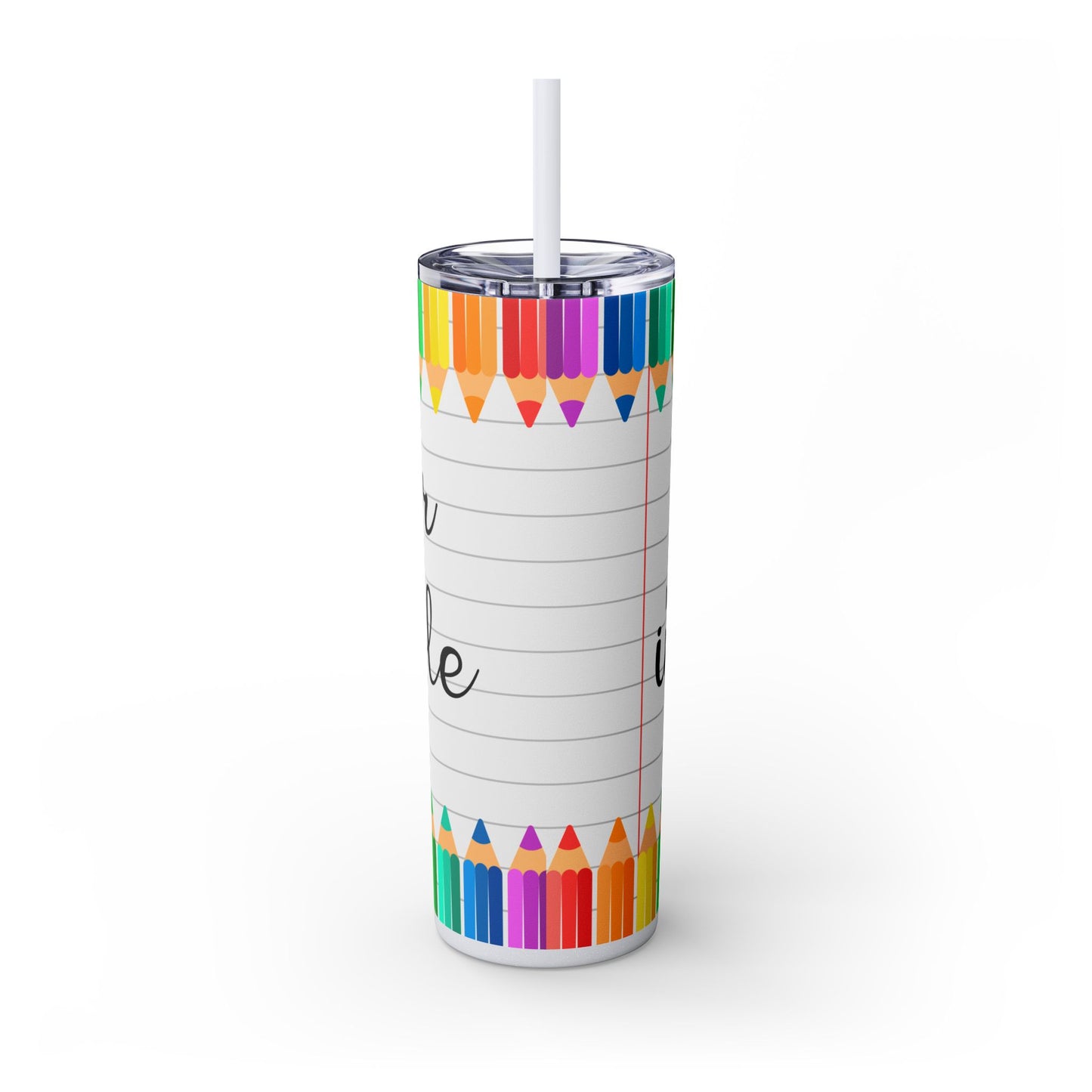 Teacher Appreciation Tumbler with Straw, 20oz | Perfect Gift for Educators, Classroom, Back to School, Teacher Appreciation, Fun Drinks