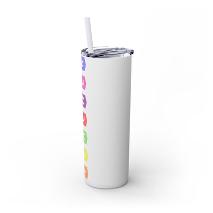 Colorful Teacher Skinny Tumbler with Straw, 20oz | Inspiring Gift for Educators, Motivational Drinkware, Back to School, Teacher [...]