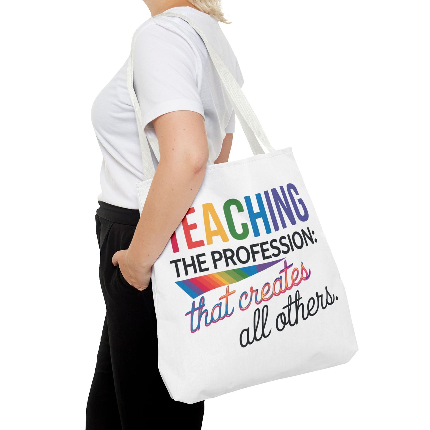 Teacher Graphic Tote Bag - Motivational Teacher Gift, Teachers Day Gift, Birth Day Gift, Eco-Friendly Classroom Tote, Back-to-School Essentials, [...]