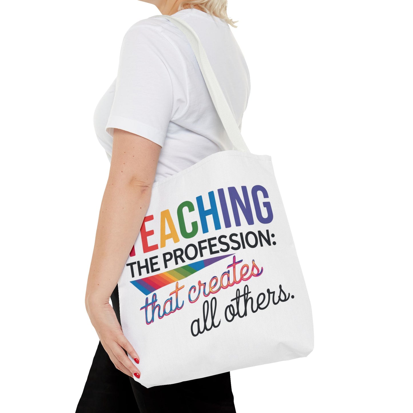 Teacher Graphic Tote Bag - Motivational Teacher Gift, Teachers Day Gift, Birth Day Gift, Eco-Friendly Classroom Tote, Back-to-School Essentials, [...]