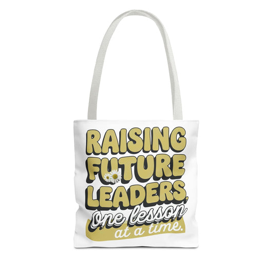 Teacher Graphic Tote Bags, Inspirational Tote Bag for Future Leaders, Motivational Gift, Teacher Appreciation, Back to School, Eco-Friendly Bag