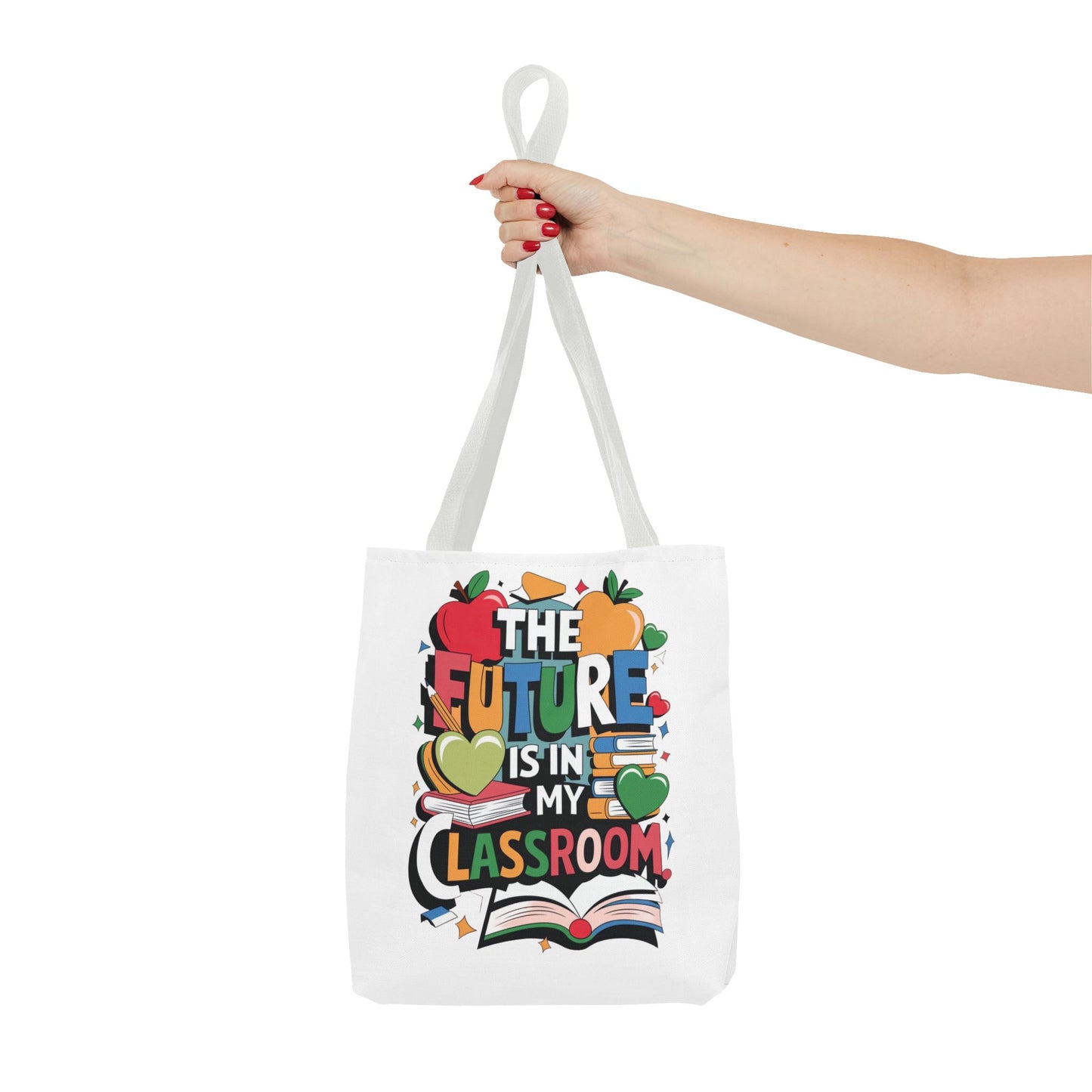 Inspirational Classroom Tote Bag For Teachers and Educators - Teacher Gift, Reusable Shopping Bag, Back to School, Eco-Friendly, Personalized Design